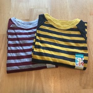 Garanimals (2) long-sleeve striped raglan tees 3T
